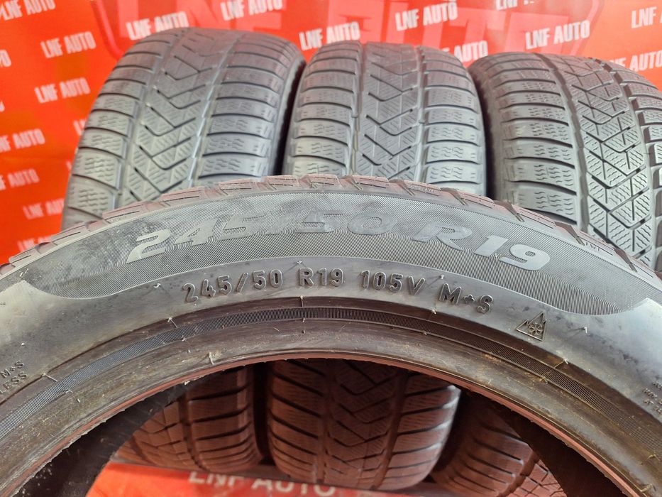 Anvelope de IARNA - 245/50/19 - PIRELLI - 6 MM - DOT 2018 !