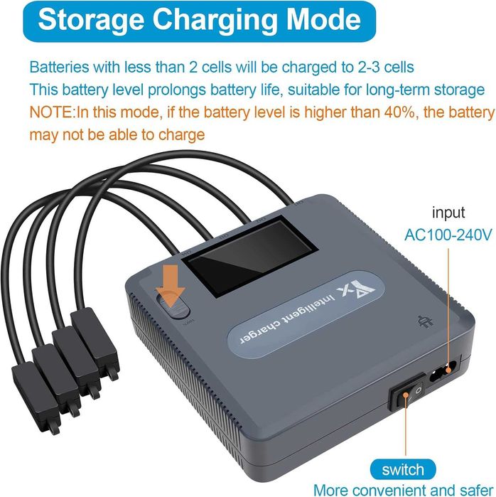 Мултифункционално зарядно устройство за DJI Mavic Air 2 / 2S