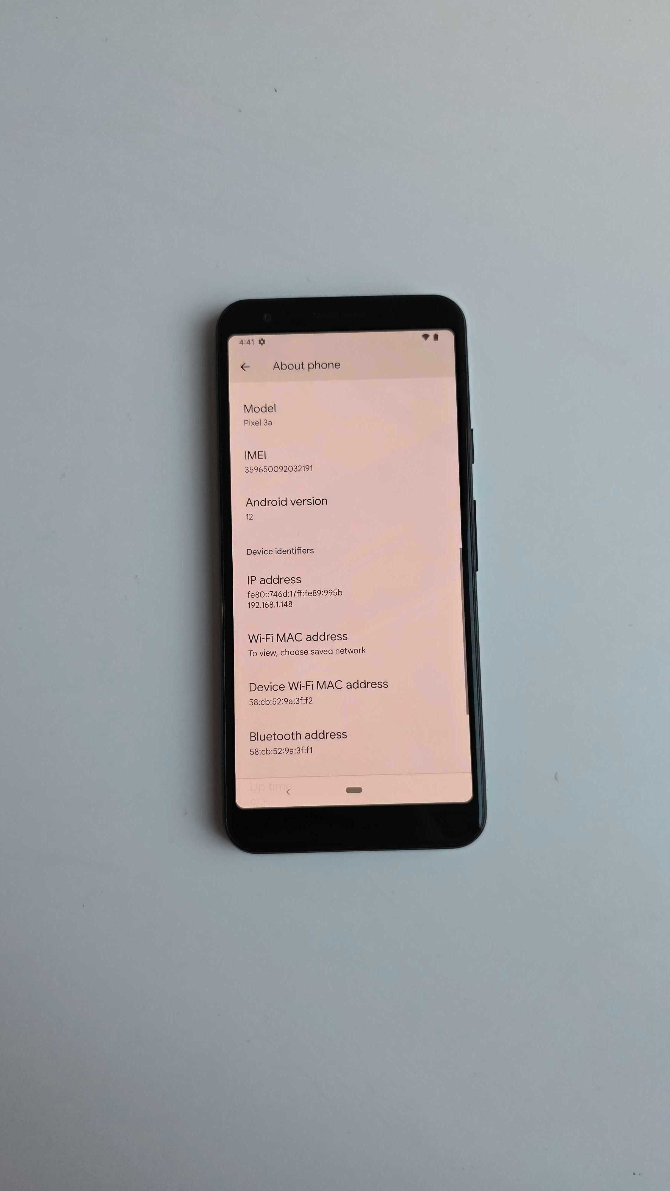 Google Pixel 3a JustBlack 64GB