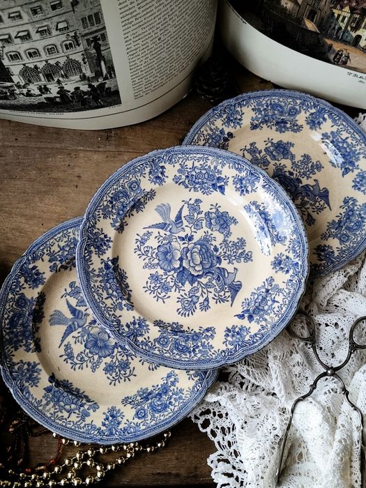 Антикварни чинии  Gustavsberg „Fasan“,