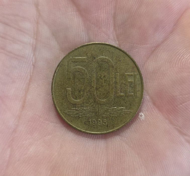 Vând moneda (RARĂ) de colecție 50 de lei din anul 1991