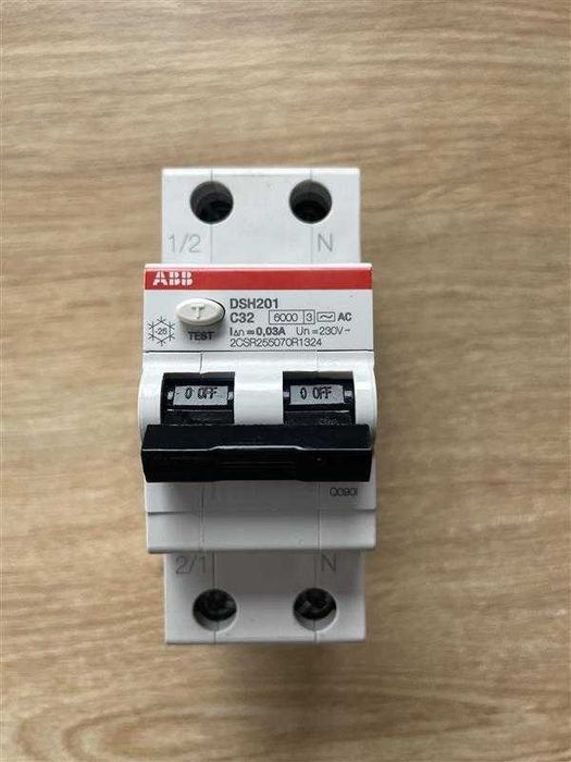 ABB Siguranta automata bipolara cu protectie diferentiala 32A 30mA