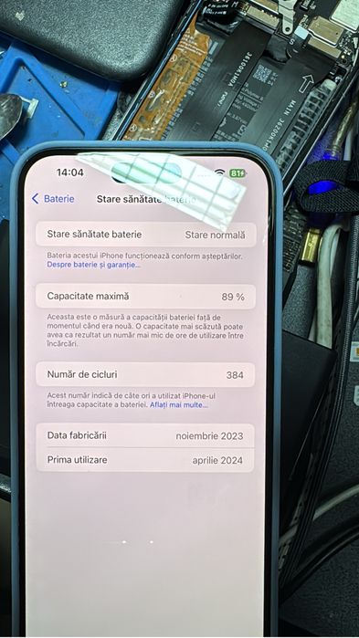 Iphone 15 promax 512 gb 89% baterie ca nou