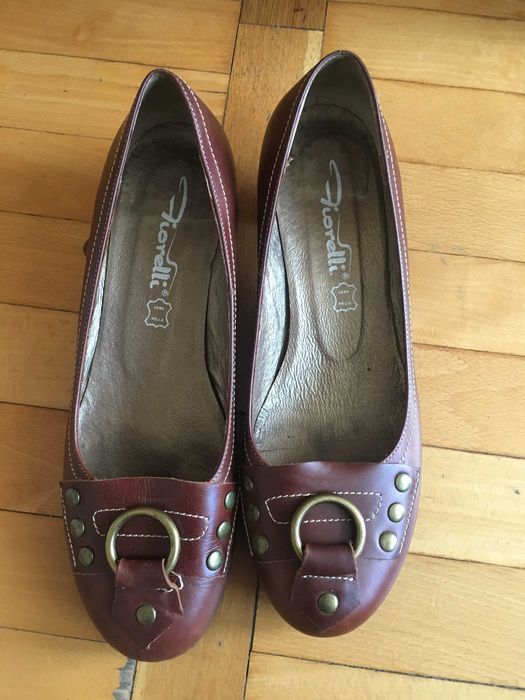 Елегантни пролетни дамски обувки от ест. кожа