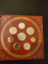 Set monede Turcia 1997