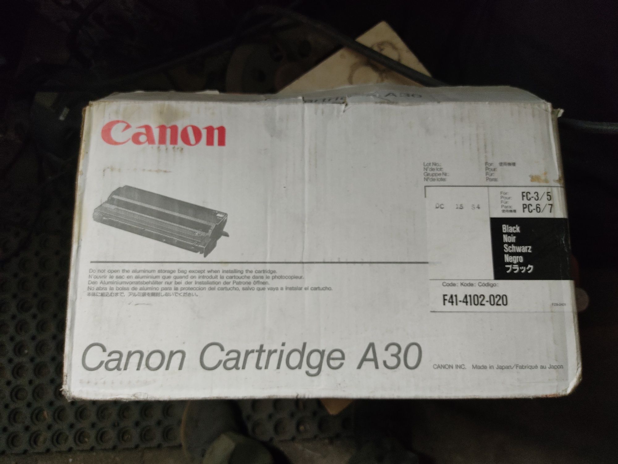 Картридж Canon A30