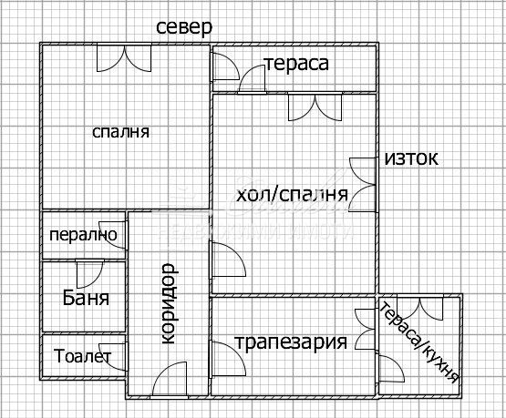 Двустаен ТУХЛЕН апартамент на предпочитан ЧЕТВЪРТИ етаж - кв.Боян Бъл