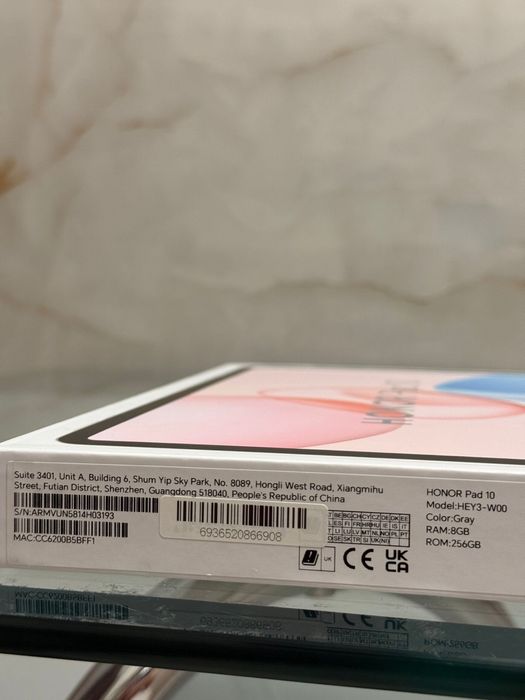Tableta HONOR Pad 10, 12.1", 8GB RAM, 256 GB , Wi-Fi Grey  SIGILATA