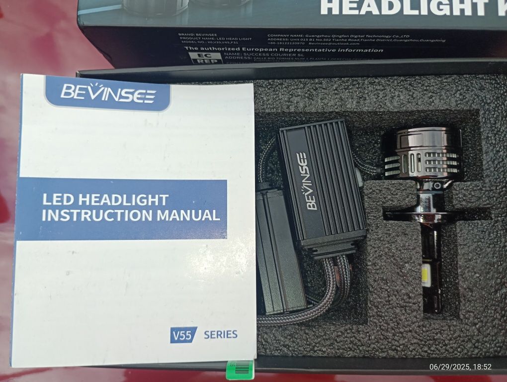 Led h7 Bevinsee v55 6000k