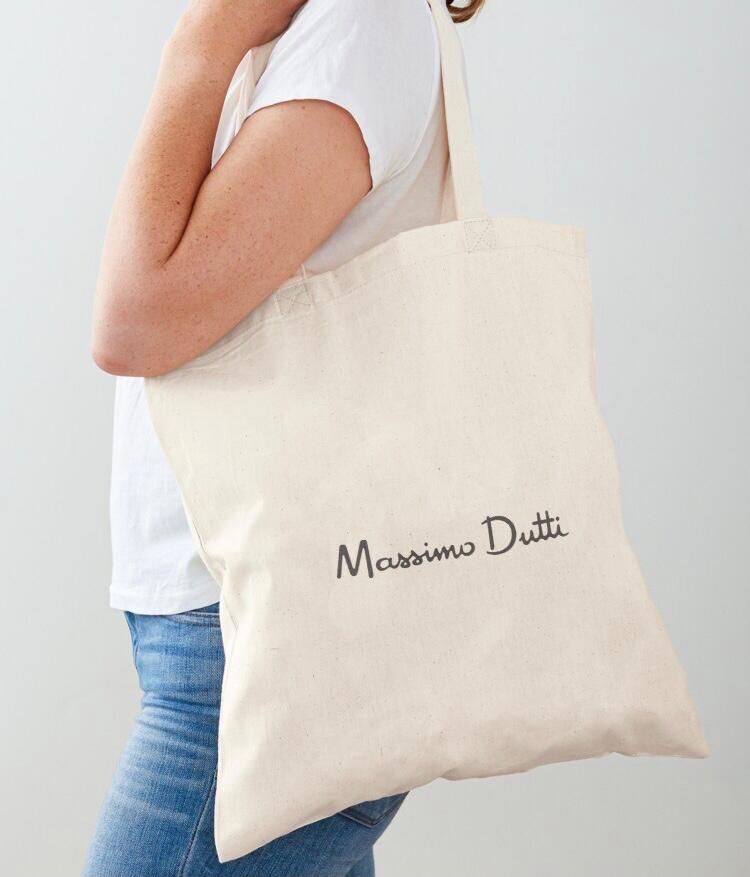 Эко сумка massimo dutti шоппер натуральная торба городская пляжная сум