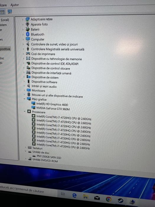 Laptop gaming jocuri Asus Rog I7 16gb SSD Nvidia CS Go Gta V Fornite