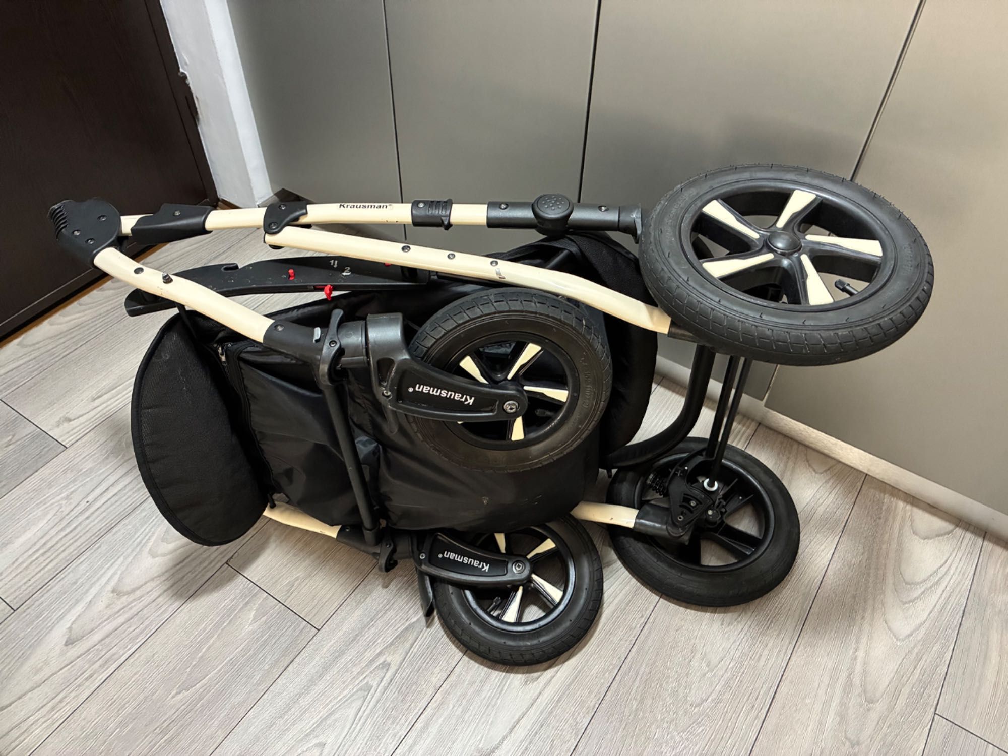 Vand Carucior 3 in 1 Kraus Clasic Beige - Krausman