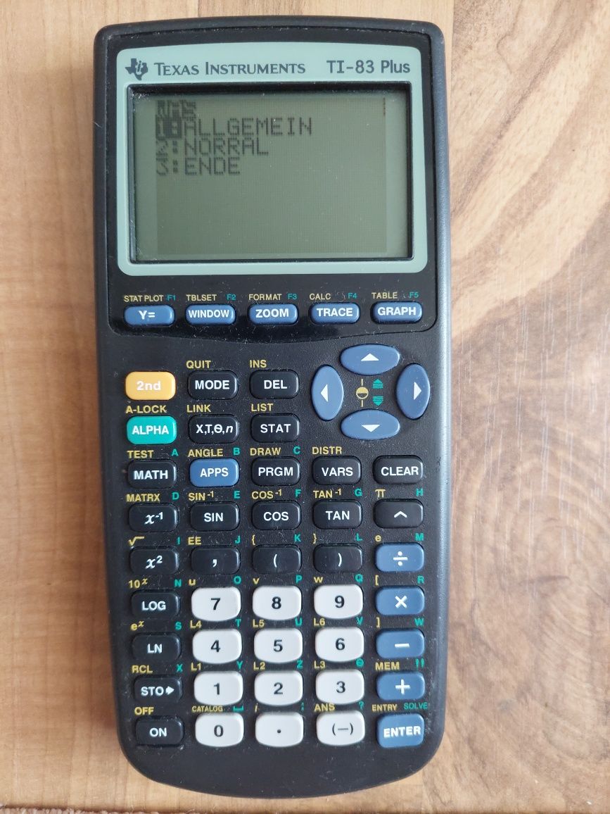 Calculator birou cu grafica și funcții, texas instruments ti-83 plus