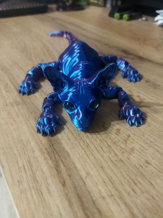 3D принтирана котка играчка