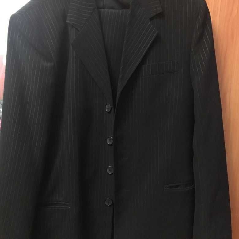Мужской костюм (пиджак и брюки) ,48 размер