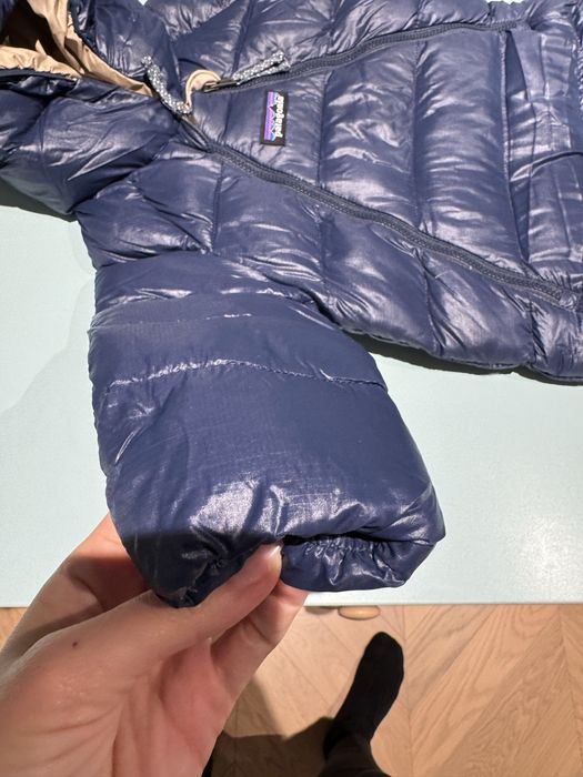 Combinezon ski bebe 0-6 luni Patagonia pret magazin 850 lei puf gasca
