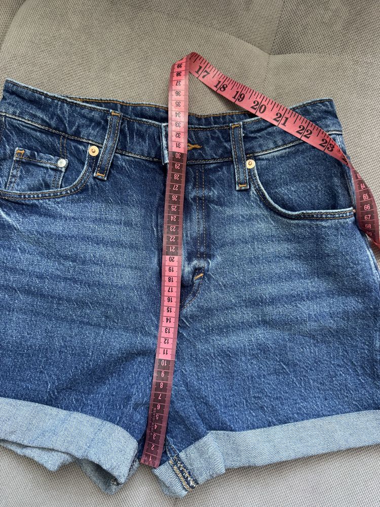 Дамски къси дънкови панталони 34р H&M