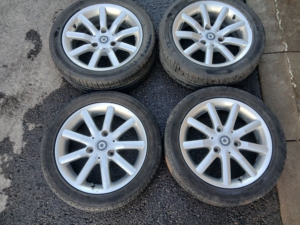 Оригинални Алум джанти 15цола за Smart. for two.roadster.3×112.Смарт.