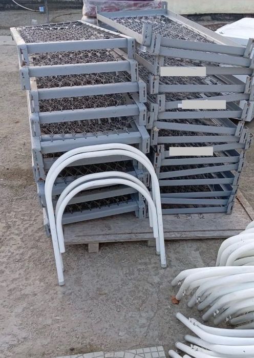 Кровать железная  с матрасом