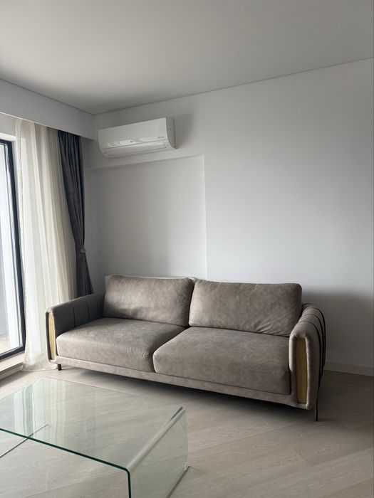 Canapea 3 locuri LUX bej mobexpert noua