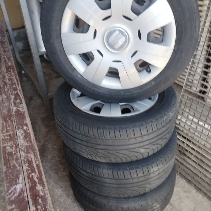 Jante tablă,cauciucuri, 5x112 R16 Audi seat,skoda,golf, Mercedes