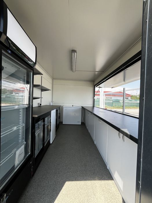 Rulota Comerciala Premium Bar, Echipata Complet, 400x230x230cm, Stoc