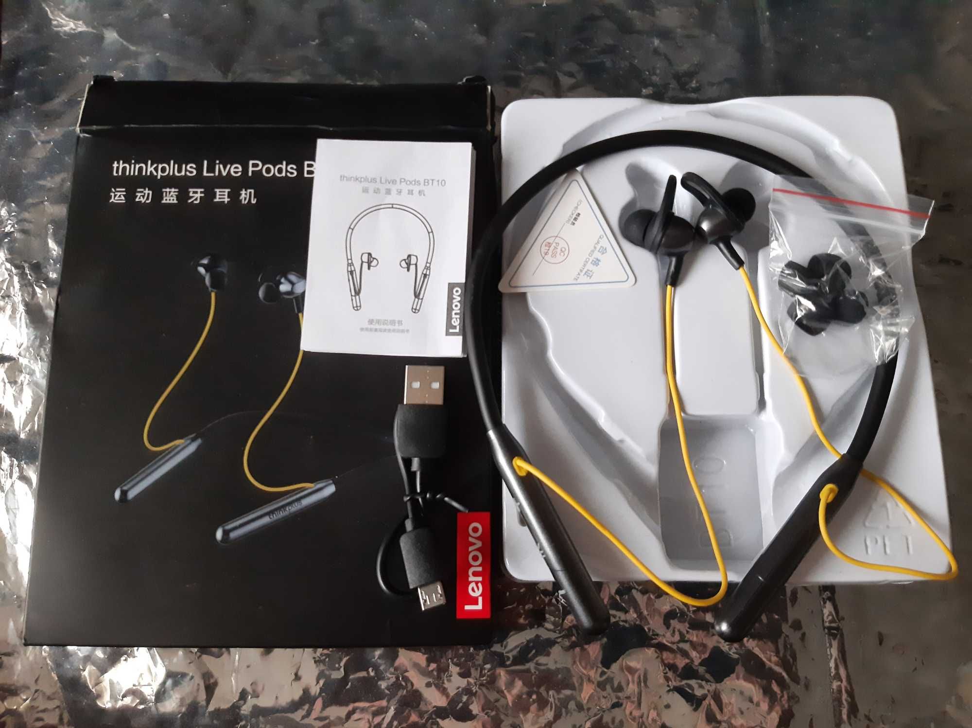Casti Lenovo TWS Live Pods Buds Earbuds Bluetooth - sigilate