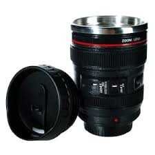 Cana termos in forma de obiectiv foto, 400ml, ef 28-135mm