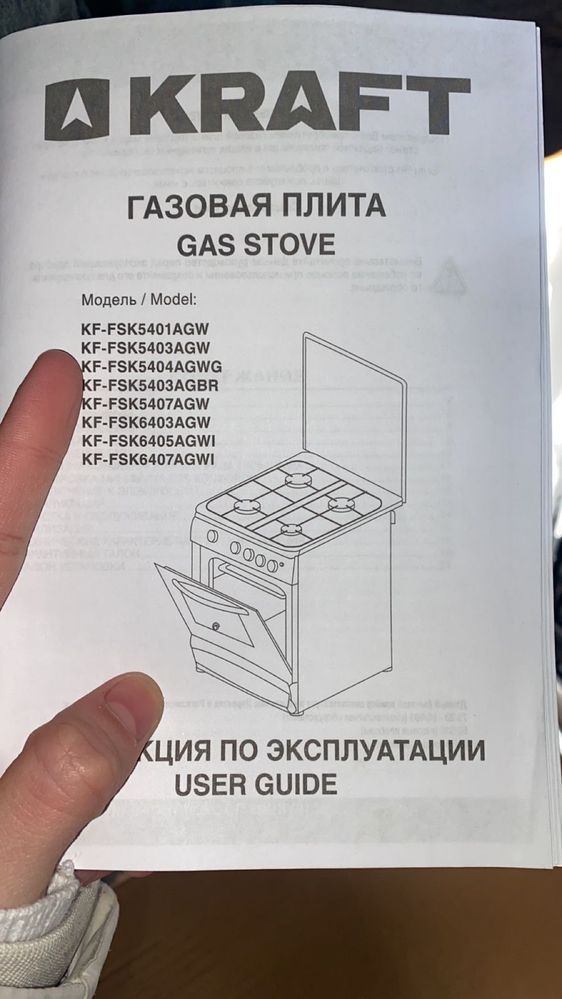 Газовая плита новый