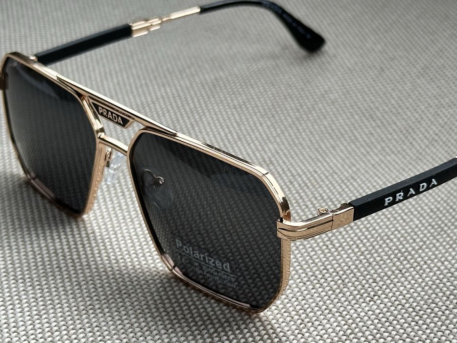 Ochelari soare Prada Full Gold sqaure format , model nou 2025