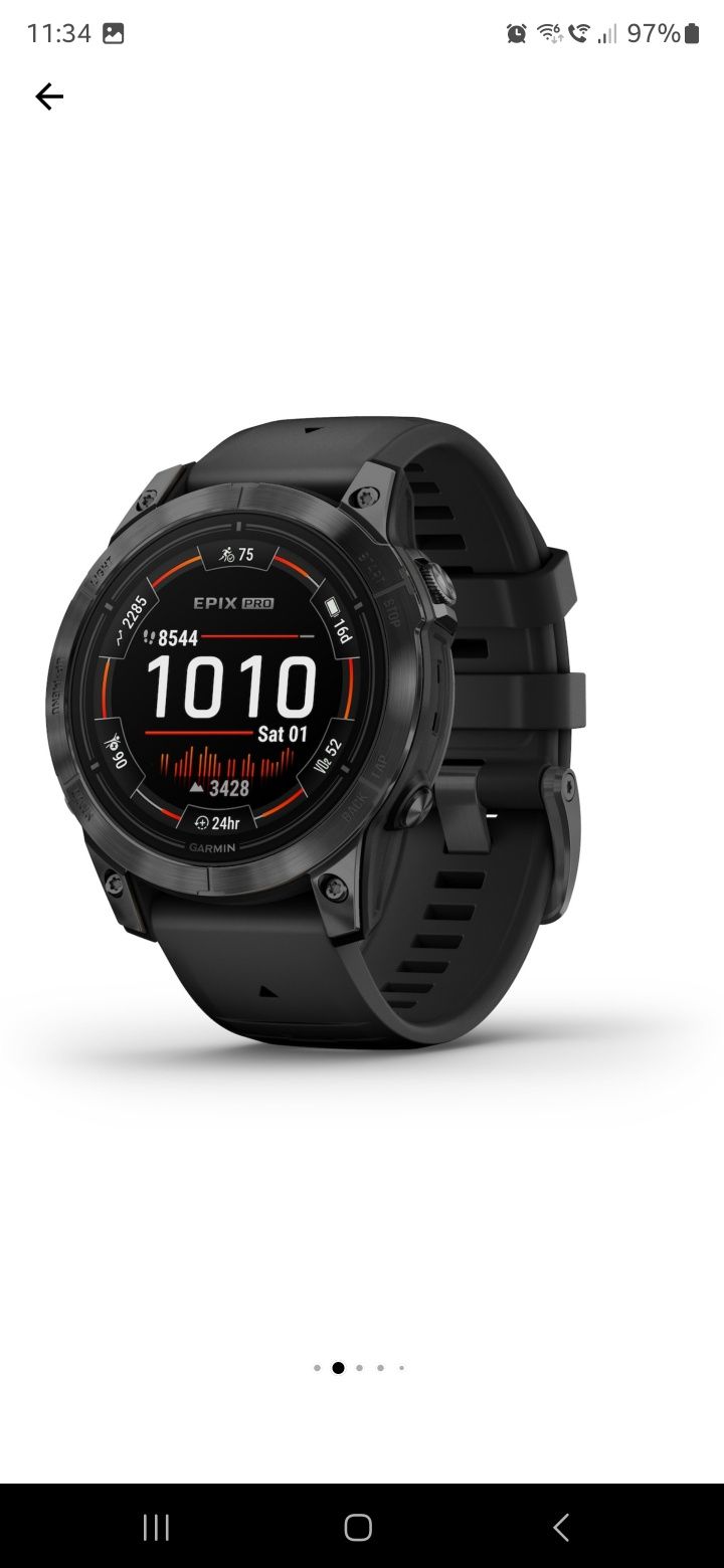 Garmin epix Pro (Gen 2), 47mm, garantie