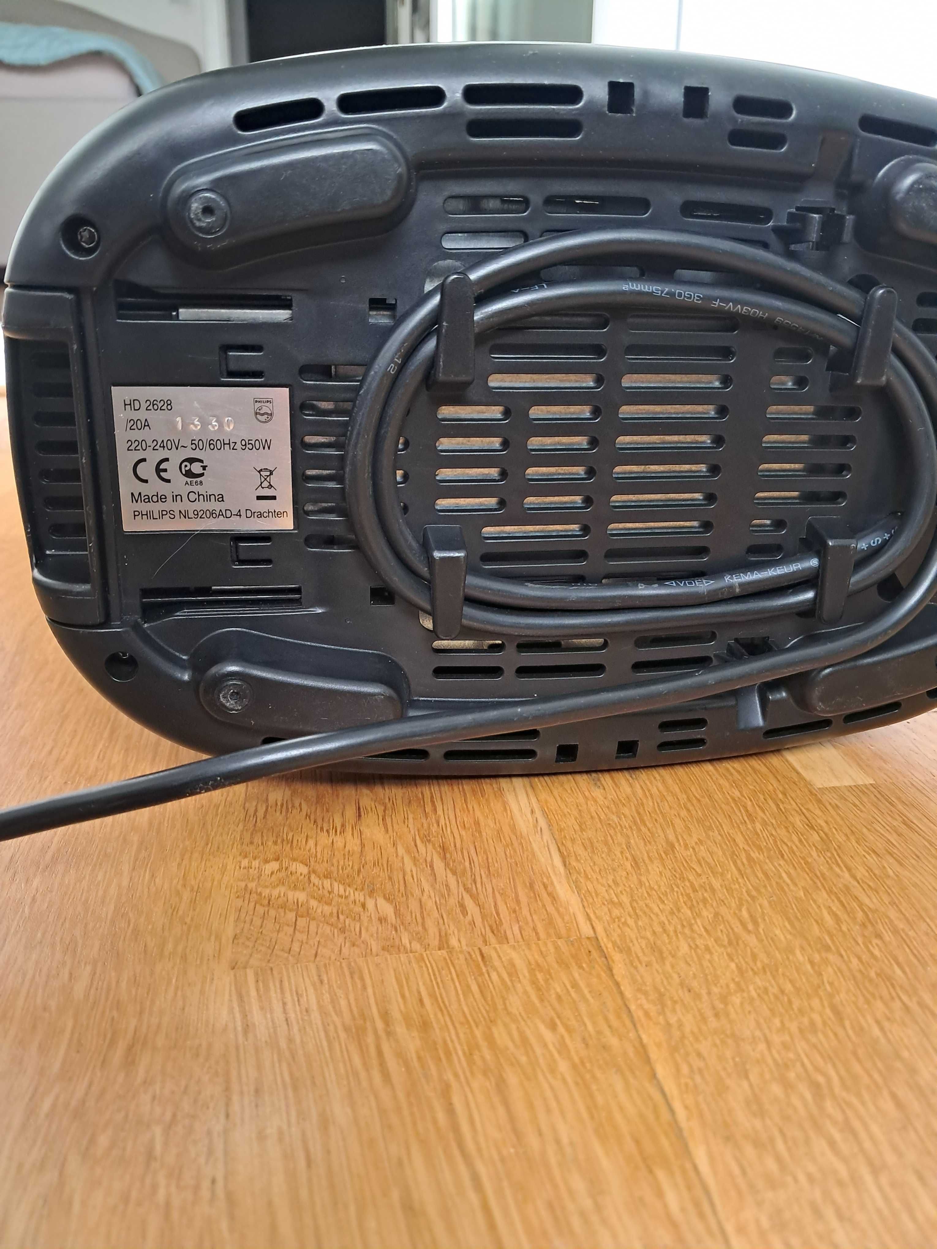 Prajitor de paine Philips HD2628/10, 950 W, 2 felii, 7 setari