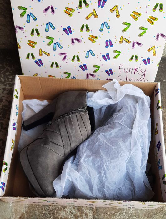 Pantofi Funky 37 gri