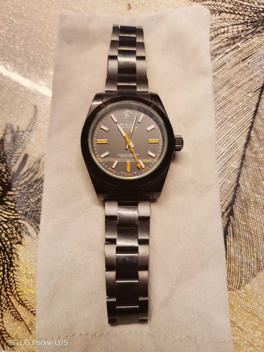 Rolex Oyster Perpetual Milgauss Черен Оригинал