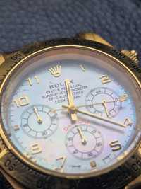 Rolex mecansm miota quarz carcasa otel placat aurit