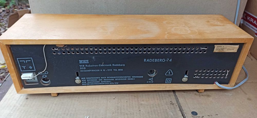 Radio vintage functionale