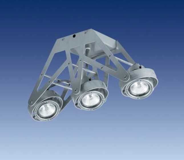 Осветително тяло спот Techno 3xGU10 LED, silver