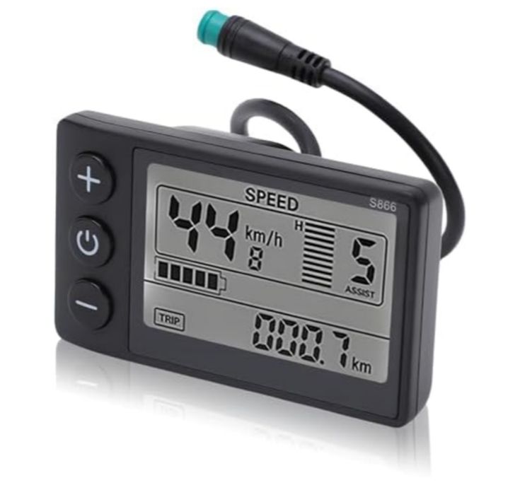LCD Display – Computer LCD pentru Bicicletă Electrică, 24V/36V/48V