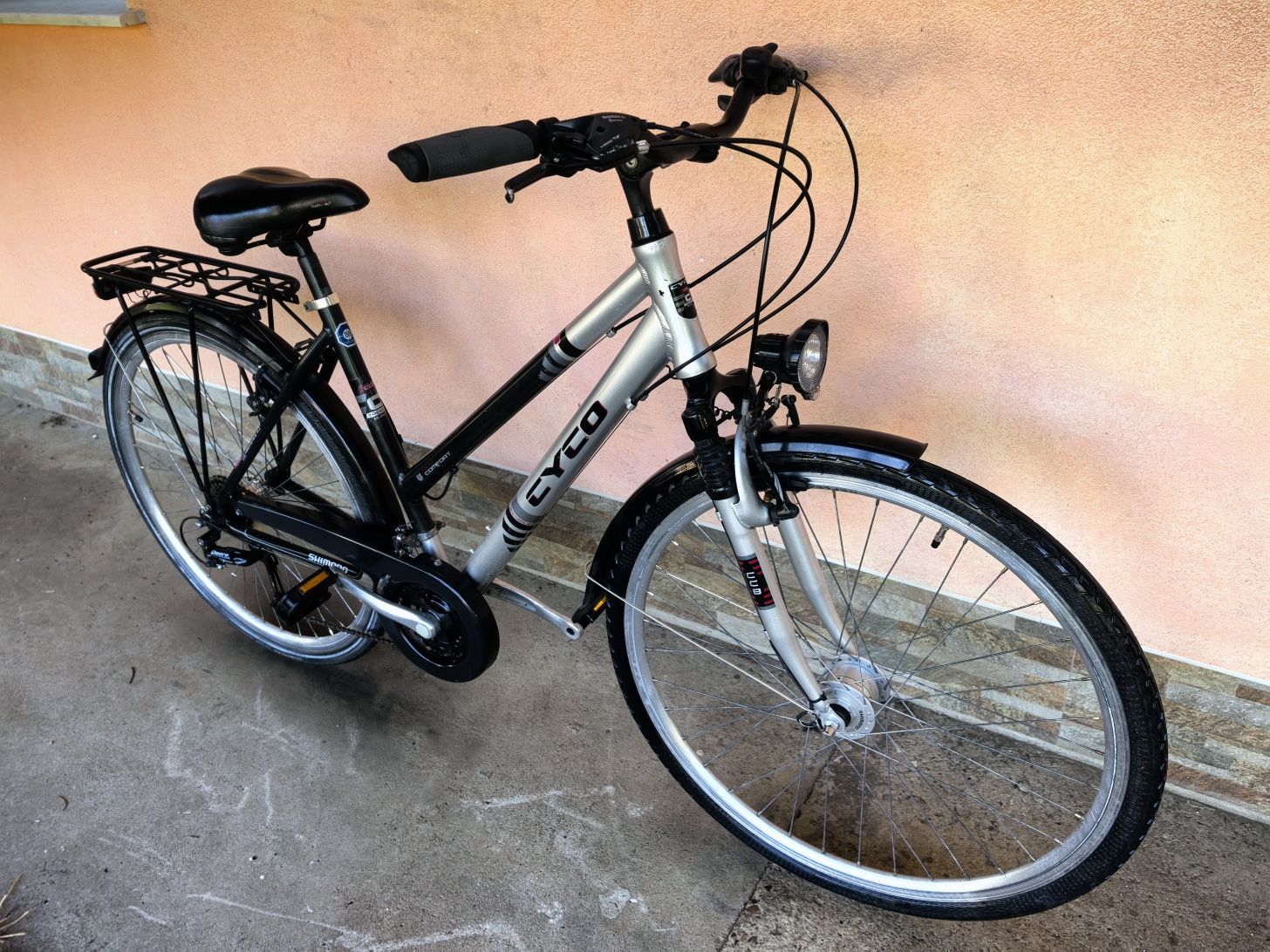 CYCO COMFORT Алуминиев Градски Дамски Велосипед Колело 28цола 24 ск.