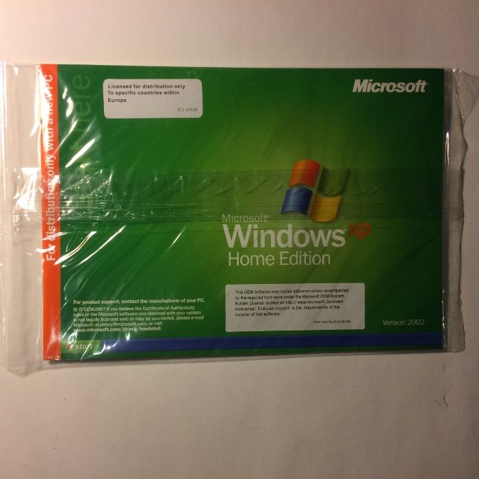 CD cu licenta Windows XP Home Edition