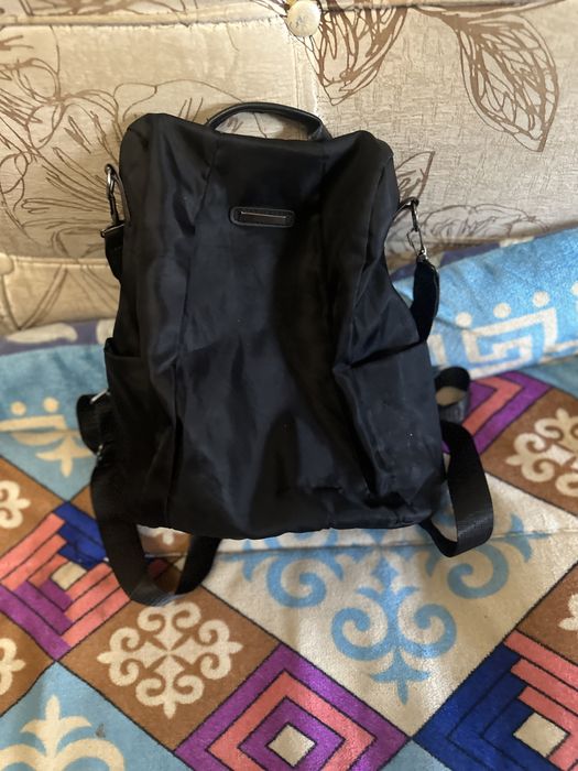 Сумка рюкзак черного цвета