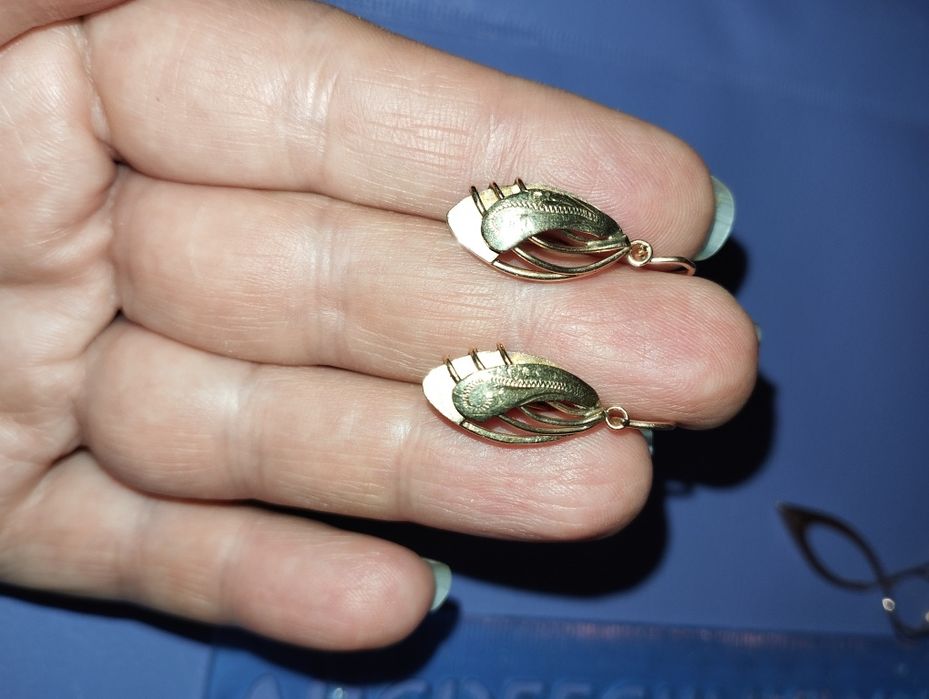 Cercei aur 14k model vintage