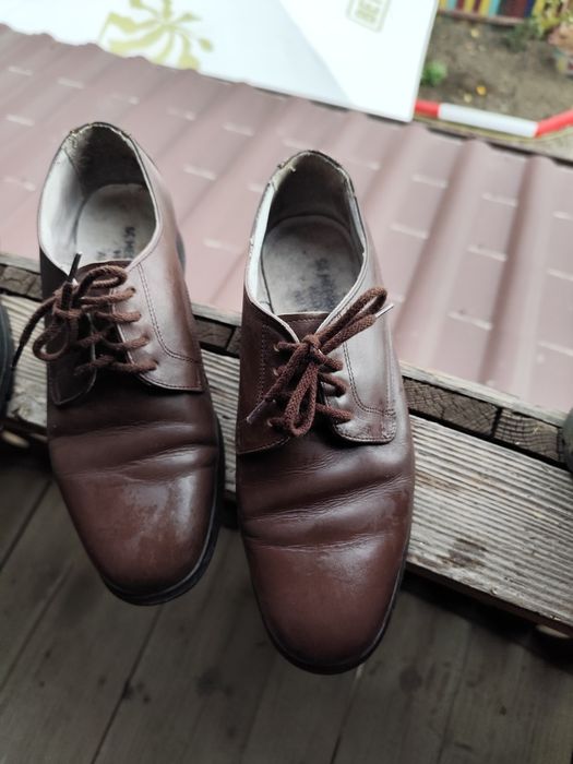 Pantofi militari maro