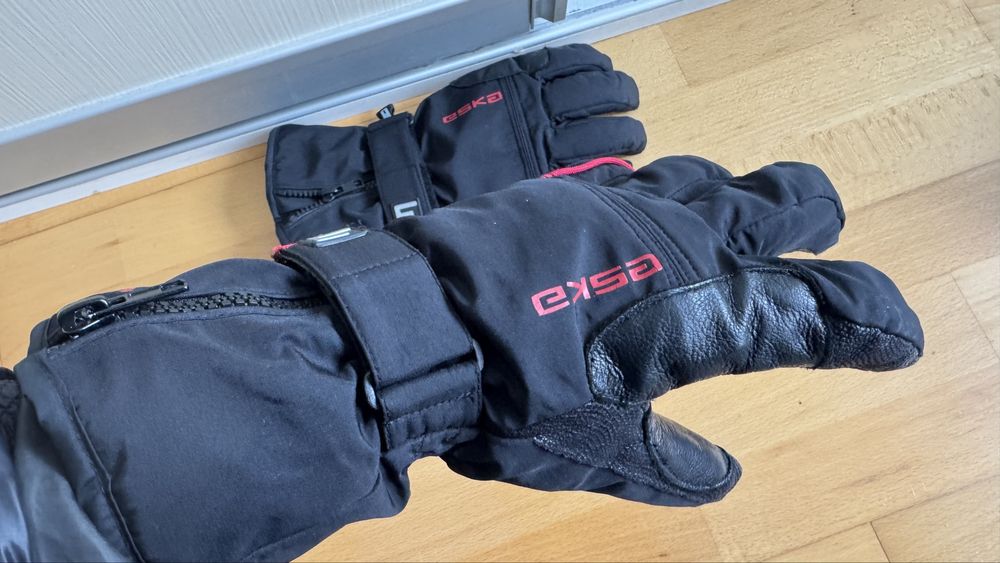 Manusi ski snowboard Eska L 9 gore tex piele naturala schi iarna