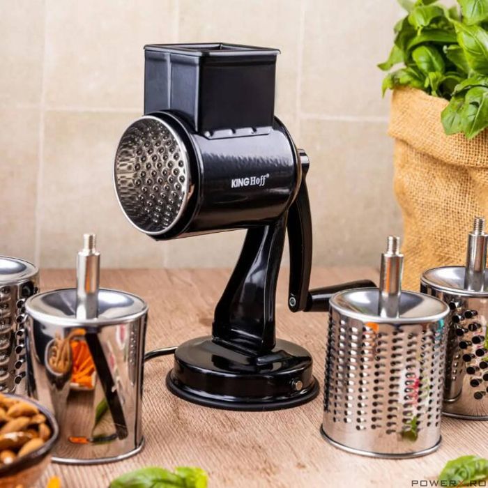 Masina manuala, 5 insertii pentru tocat legume, prindere prin ventuza,