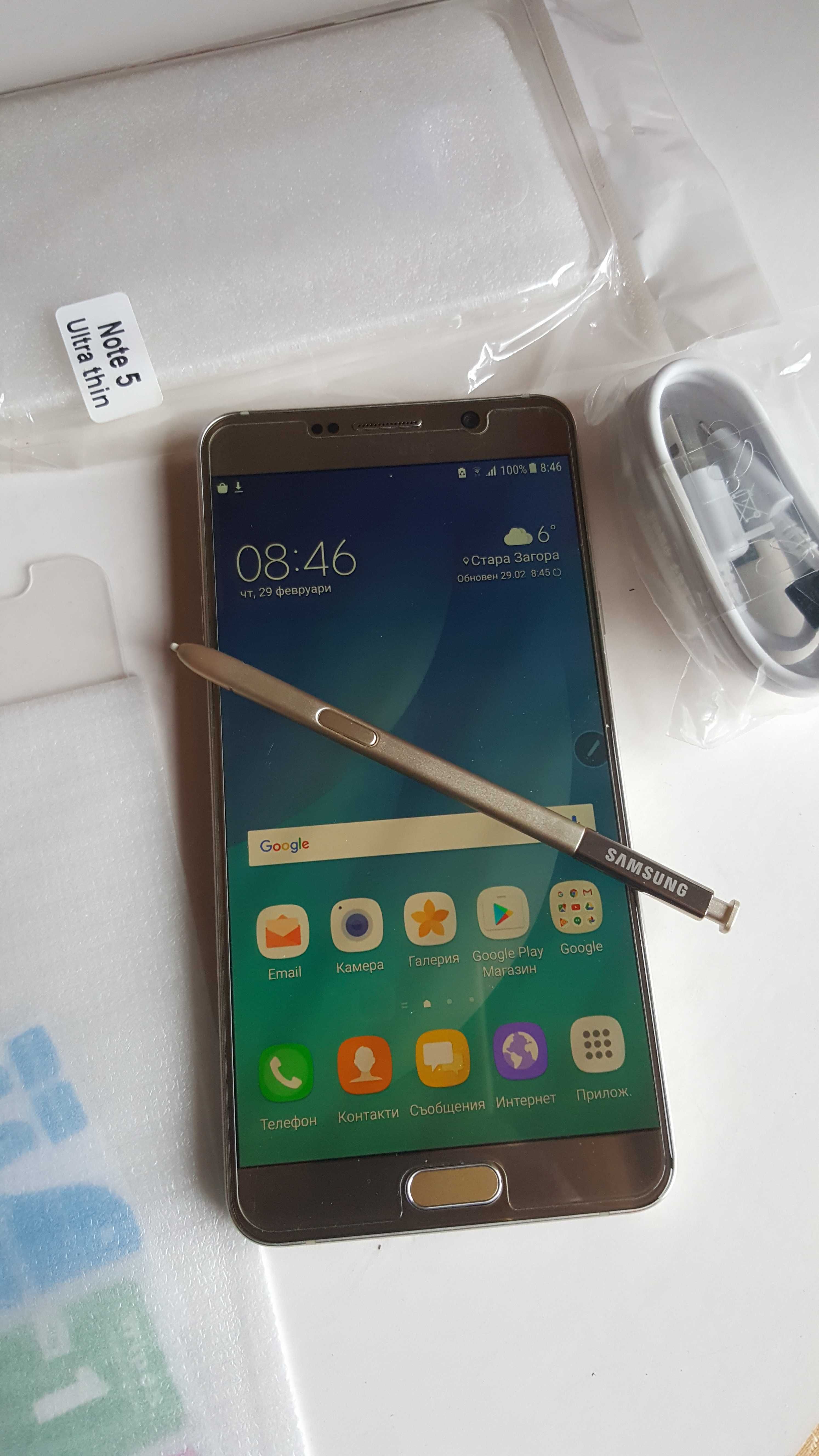 SAMSUNG NOTE 5 без забележки