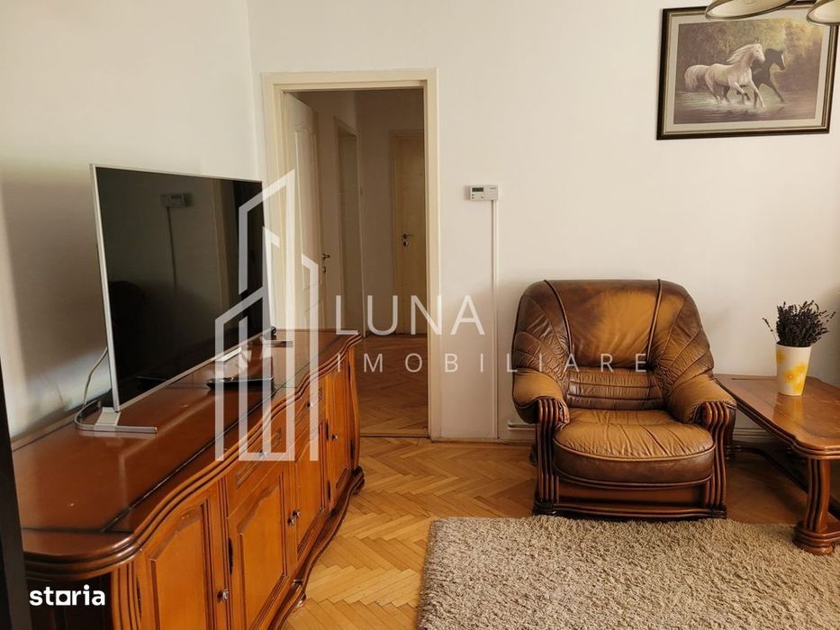 Apartament de închiriat – 3 camere | Mobilat & utilat complet | Tudor