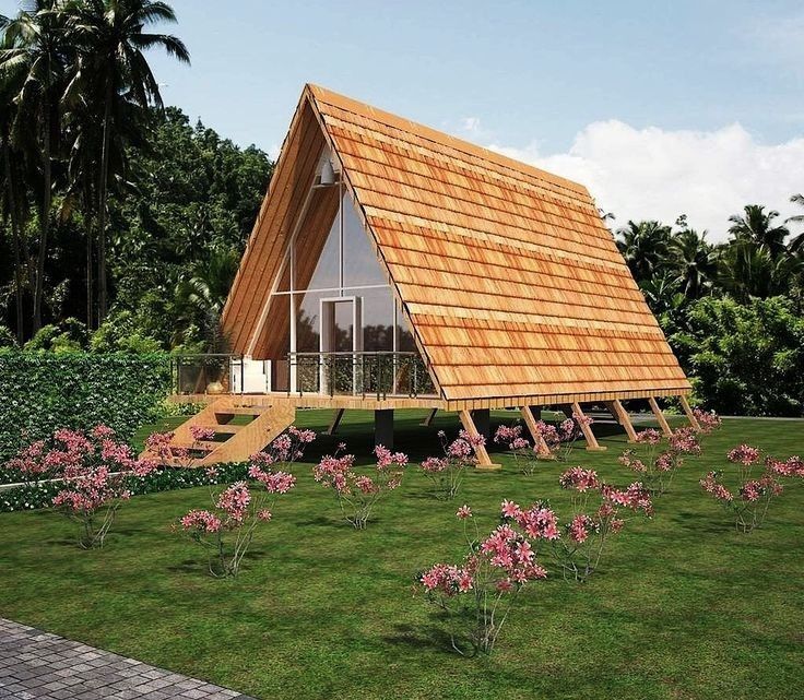 Cabana tip A Frame  4.1m x 7m