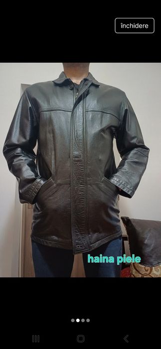 Geaca piele naturala