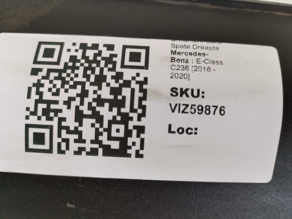 Ornament Bara Spate Dreapta Mercedes-Benz  E-Class C238 2016 2017 2018